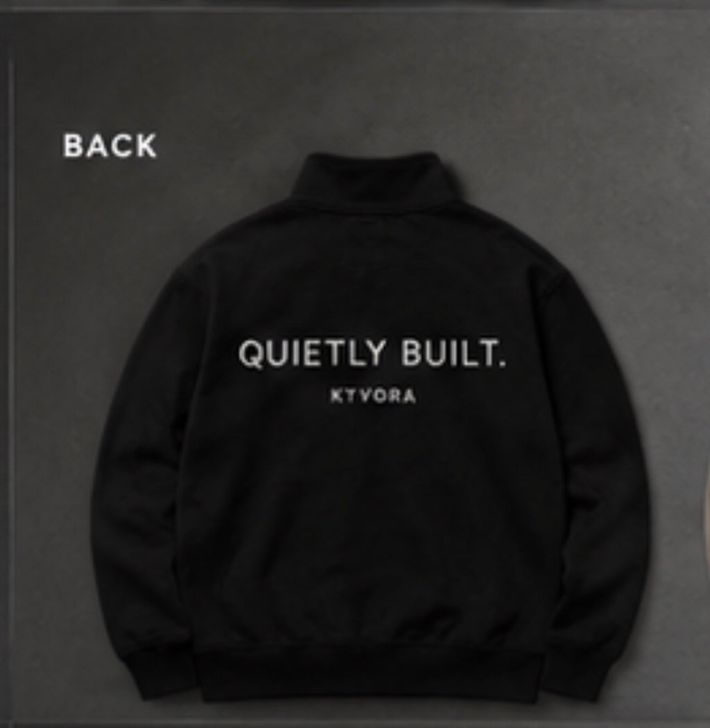 KYVORA Quarter Zip – Black
